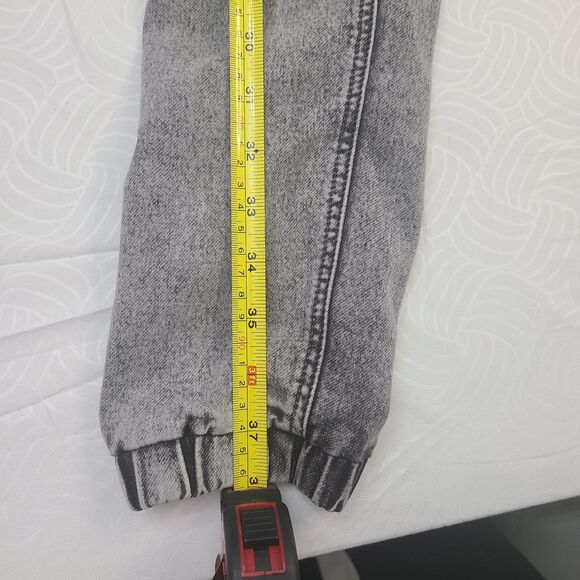 Forever 21 men's faded black Stretchy denim jeans. size M - Picture 3 of 7